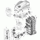 225 VERADO (4-STROKE)(6 CYL.) 0T980000 THRU 1B226999 Induction components