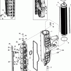 225 VERADO (4-STROKE)(6 CYL.) 1B227000 THRU 1B381711 Охладитель и впускной коллектор