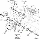 25 (4-STROKE) 0G590000 THRU 0G760299 Корпус редуктора, вал гребного винта-2.41:1