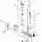 25, 25 MARATHON, SUPER 15 (2 CYL.) 0G760300 THRU 0T979999 Gear housing(driveshaft) (2.25:1 gear ratio)
