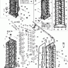 250 VERADO (4-STROKE)(6 CYL.) 1B381712 THRU 1B517433 Головка цилиндров и распредвал