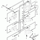 250/275 0C101891 AND UP Carburetor hoses and fittings  (serial #d000750 and abov...