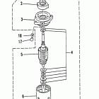 25C (THRU PROP. EXHAUST) 695-250101 THRU 253861 Electric start motor (e-251105, el-552120 & below)