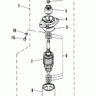 25C (THRU PROP. EXHAUST) 695-250101 THRU 253861 Electric start motor (e-251106, el-552121 & above)