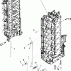 275 VERADO (4-STROKE)(6 CYL.) 1B517434 & Up Компоненты левой стороны блока цилиндров