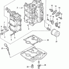 30 EFI (3 CYL.)(4-STROKE) 0R106999 & Up БЛОК ЦИЛИНДРОВ
