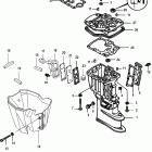 30 EFI (3 CYL.)(4-STROKE) 0R106999 & Up Корпус вертикального вала