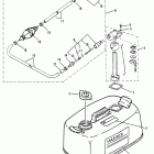 30A 689-301911 THRU 321376 Fuel tank and fuel line assembly (original equipment)