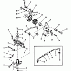 40 (2 CYL.) 7144763 AND UP Throttle and spark advance linkage