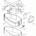 40 (2 CYL.) 7144763 AND UP Top cowl and cowling