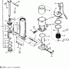 40 (4 CYL.) 0C159200 AND UP Power trim compt's (s / n-0d182000 thru 0g357070) (black...