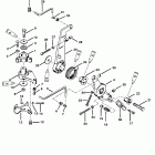 40 (4 CYL.) 0C159200 AND UP Throttle control linkage (plastic link rod swivels)