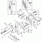 40 (4 CYL.) 0C159200 AND UP Transom / clamp bracket (s / n d182000 & above)