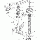 40 (4-STROKE) 0G231123 THRU 0G760299 Распредвал / масляный насос
