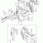 40 (4-STROKE) 0G760300 THRU 0T408999 Кронштейн крепления к транцу