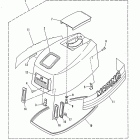 40 (TWIN CARB) (W/OIL INJECTION) 6E9-150001 AND UP      (E) Капот