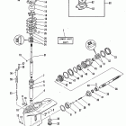 40 (TWIN CARB) (W/OIL INJECTION) 6E9-450001 AND UP      (EL) Корпус редуктора