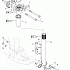 40 Carb (3 CYL.)(4-STROKE) 1C000001 THRU 1C018825 Рулевой рычаг