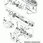40 ITALY (4-STROKE) 0G760300 THRU 0T178499 Gearhousing, propeller shaft - 2.31:1 gear ratio-bigfoot