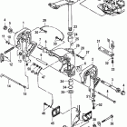 40 LIGHTNING (International) 0N000001 THRU 0N056164 Transom and swivel brackets(manual)