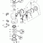 40A (ABOVE PROP. EXHAUST) 676-A403471 AND UP      (EL) Коленвал и поршни