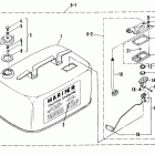 40A (ABOVE PROP. EXHAUST) 676-A50631 THRU 403470      (EL) Fuel tank (replacement additional) 22.7 litre (6.0 gallo...