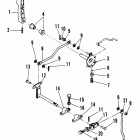 40A (ABOVE PROP. EXHAUST) 676-A50631 THRU 403470      (EL) Gear shift linkage