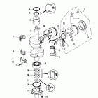 40B (CDI IGNITION/THRU PROP. EXHAUST) 676-B002781 AND UP     (M) Коленвал и поршни