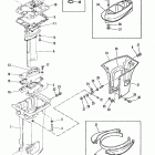 40B (CDI IGNITION/THRU PROP. EXHAUST) 676-B405251 AND UP      (E Корпус вертикального вала