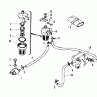 40B (CDI IGNITION/THRU PROP. EXHAUST) 676-B405251 AND UP      (E Fuel lines and filter