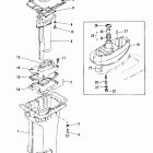 40B (THRU PROP. EXHAUST) M-676-B000106 THRU B002780 Корпус вертикального вала