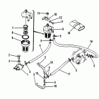 40C (TWIN CARB) (W/AUTO-BLEND) 6E9-423163 THRU 450000      (EL) Fuel lines and filter