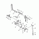 40C (TWIN CARB) (W/AUTO-BLEND) 6E9-423163 THRU 450000      (EL) Gear shift linkage