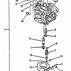 40C (TWIN CARB) 6E9-000106 THRU 6E9-007665      (M) Карбюратор
