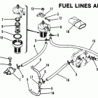 40C (TWIN CARB) 6E9-100101 THRU 6E9-105013      (E) Fuel lines and filter