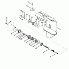 45 (4 CYL.) 0B110789 & Up Корпус редуктора , гребной вал