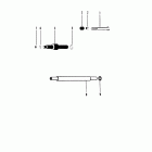 45 (4 CYL.) 0B110789 & Up Mounting hardware(electric handle)