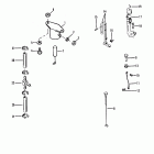45 (4 CYL.) 0B110789 & Up Carburetor linkage / choke solenoid
