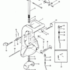 45 (4 CYL.) 5531630 THRU 0B110788 Swivel bracket and reverse lock
