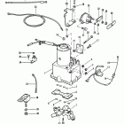 45 (4 CYL.) 8063985 AND UP Power trim components (with circuit breaker and fuse)