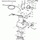 45 (4 CYL.) 8063985 AND UP Power trim components (without circuit breaker and fuse)