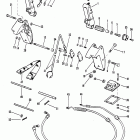 45 (4 CYL.) 8063985 AND UP Trim cylinders and hydraulic hoses