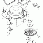 45 JET 0G590000 THRU 0G760299 Recoil starter, manual