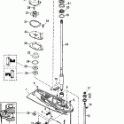 45 JET 0G590000 THRU 0G760299 Gear housing, driveshaft - 1.64:1 gear ratio