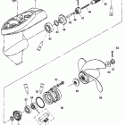 5 (4-STROKE) 0R067090 & Up Корпус редуктора, вал гребного винта