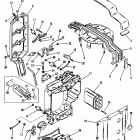 50 (3 CYL.) 0B122930 THRU 0D000749 Cowl support brackets