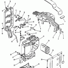 50 (3 CYL.) 6428681 THRU 0B122929 Cowl support brackets