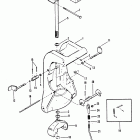50 (3 CYL.) 6428681 THRU 0B122929 Swivel bracket and reverse lock