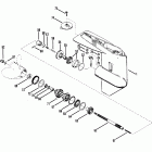 50 (4 CYL.) 7143688 AND UP Корпус редуктора , гребной вал
