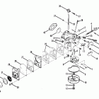 50 (4 CYL.) 7143688 AND UP Carburetor assembly (tillotson)